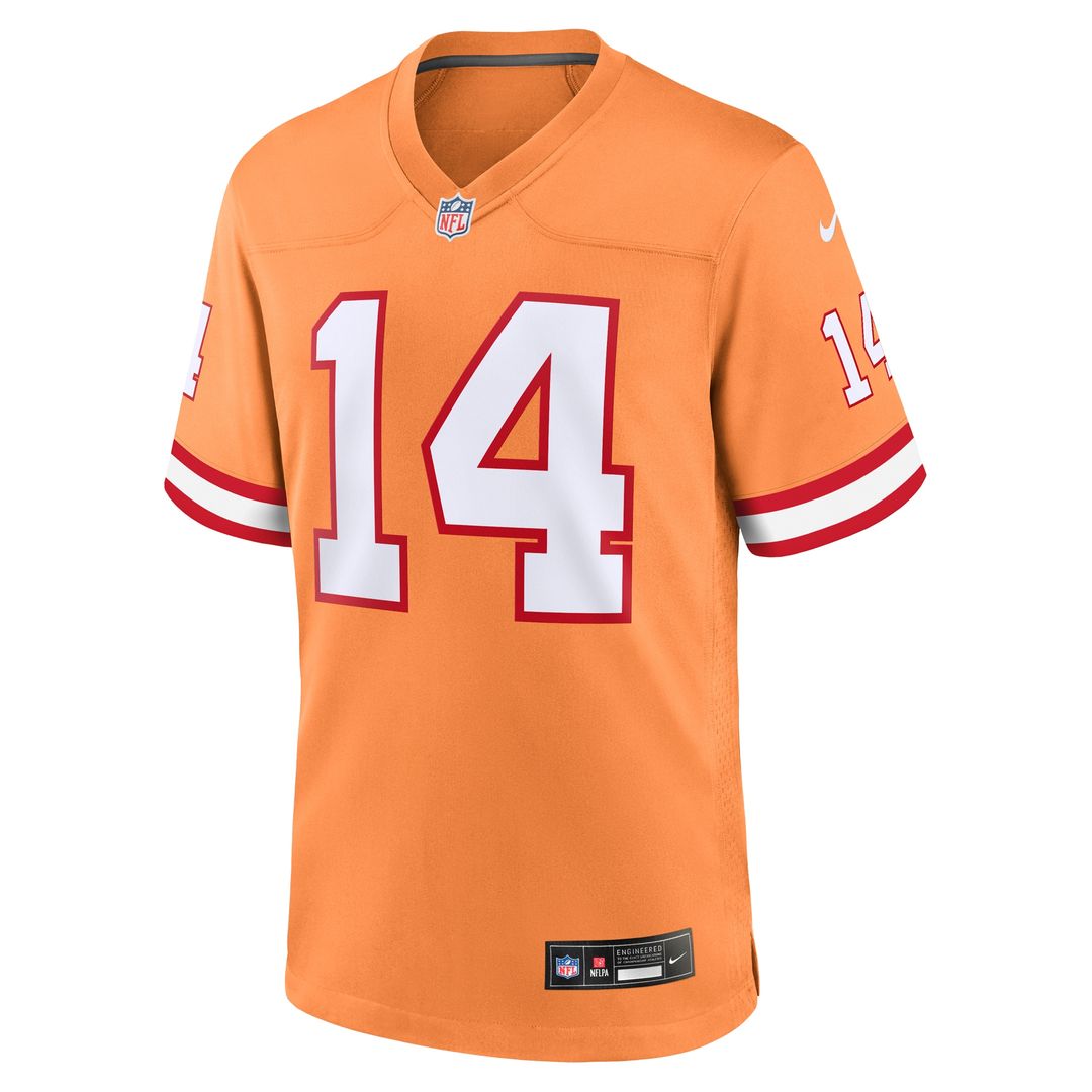 Chris Godwin Tampa Bay Buccaneers Nike Throwback Game Jersey - Orange Official NFL Team Apparel Football Fan Gear