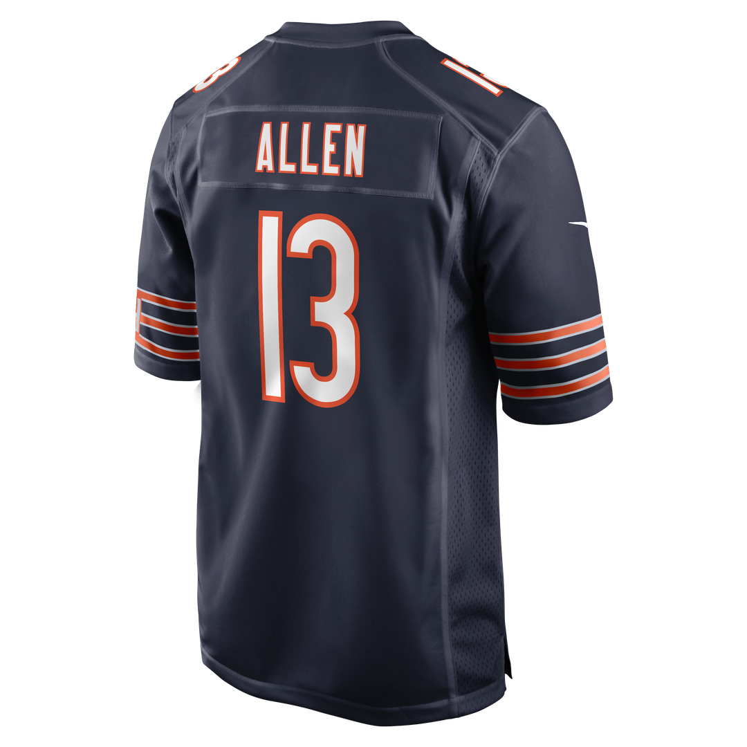Keenan Allen Chicago Bears Nike Team Game Jersey - Navy Official NFL Team Apparel Football Fan Gear