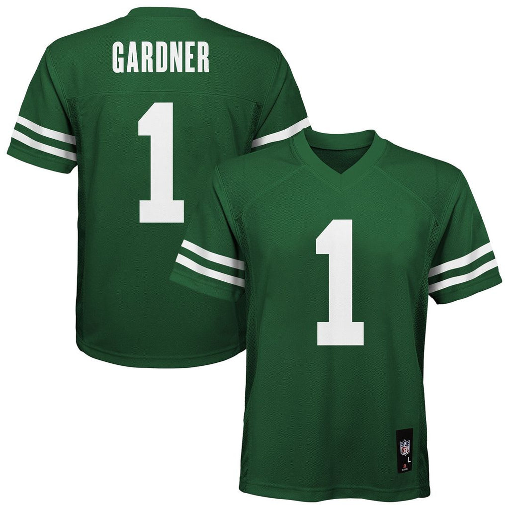 Ahmad Sauce Gardner New York Jets Youth Replica Player Jersey - Green Official NFL Team Apparel Football Fan Gear