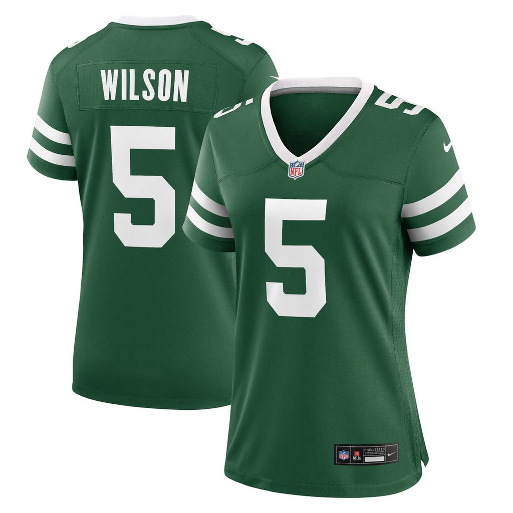 Garrett Wilson New York Jets Nike Women's Game Jersey - Legacy Green Official NFL Team Apparel Football Fan Gear
