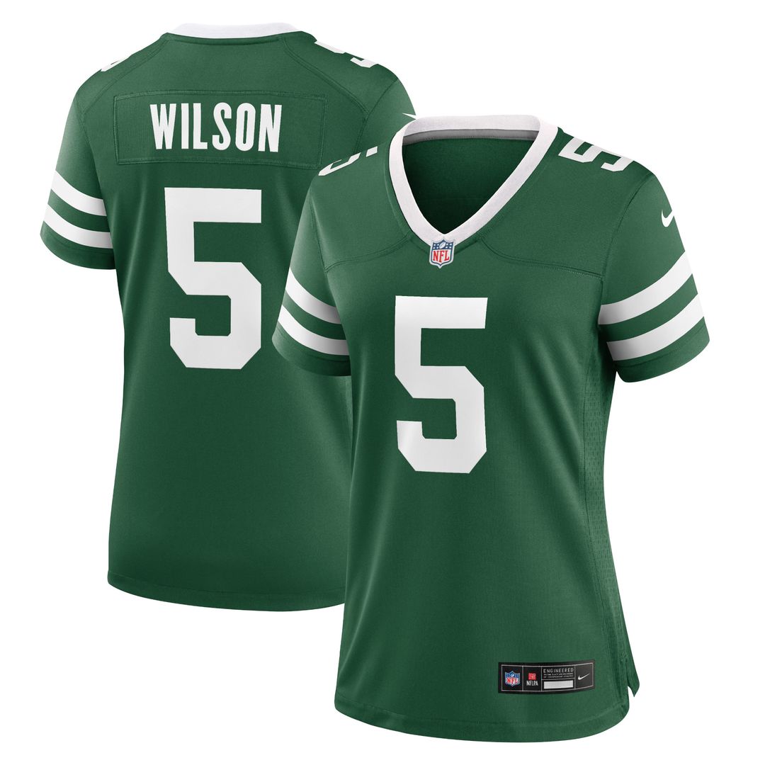 Garrett Wilson New York Jets Nike Women's Game Jersey - Legacy Green Official NFL Team Apparel Football Fan Gear