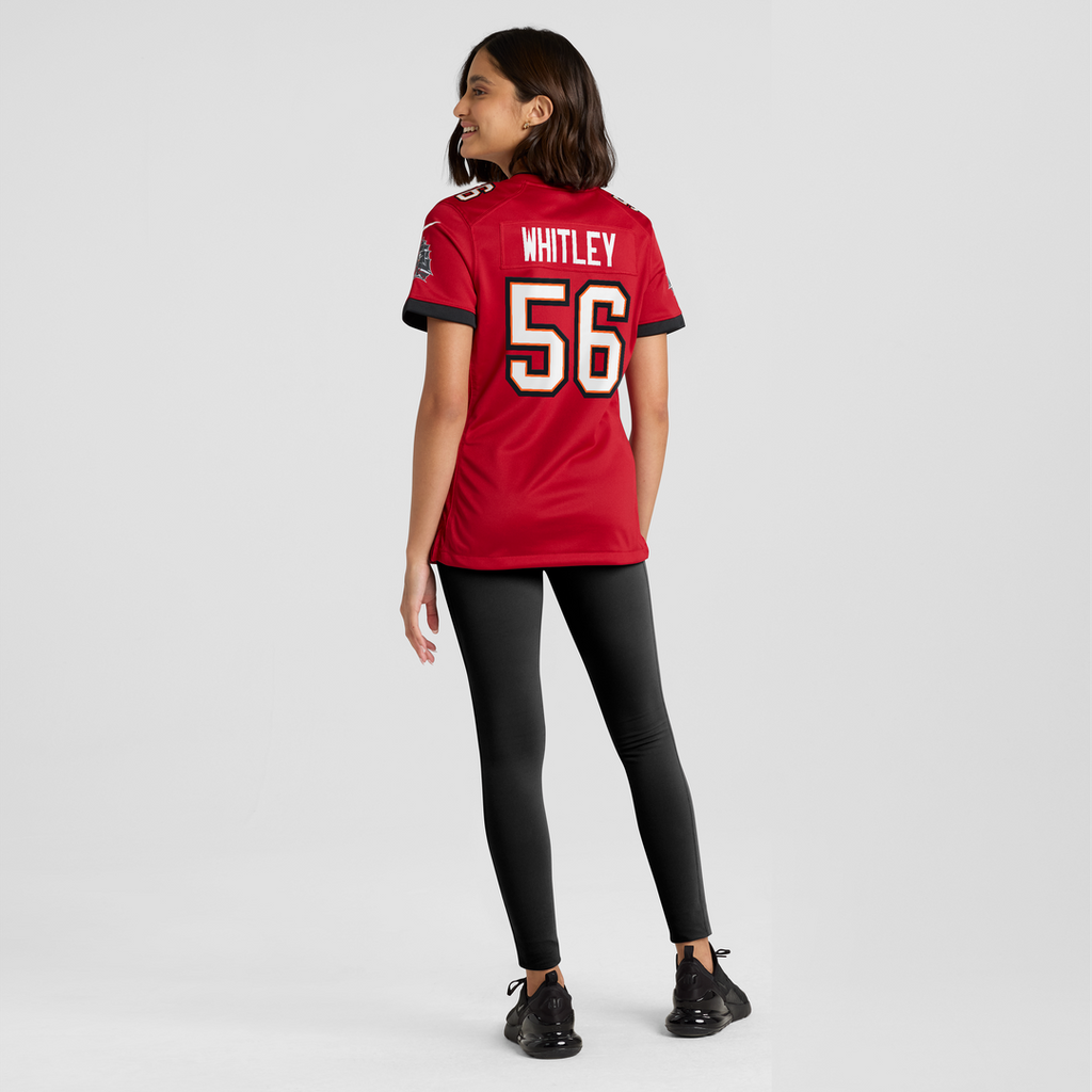 Benton Whitley Tampa Bay Buccaneers Nike Women's Team Game Jersey - Red Official NFL Team Apparel Football Fan Gear