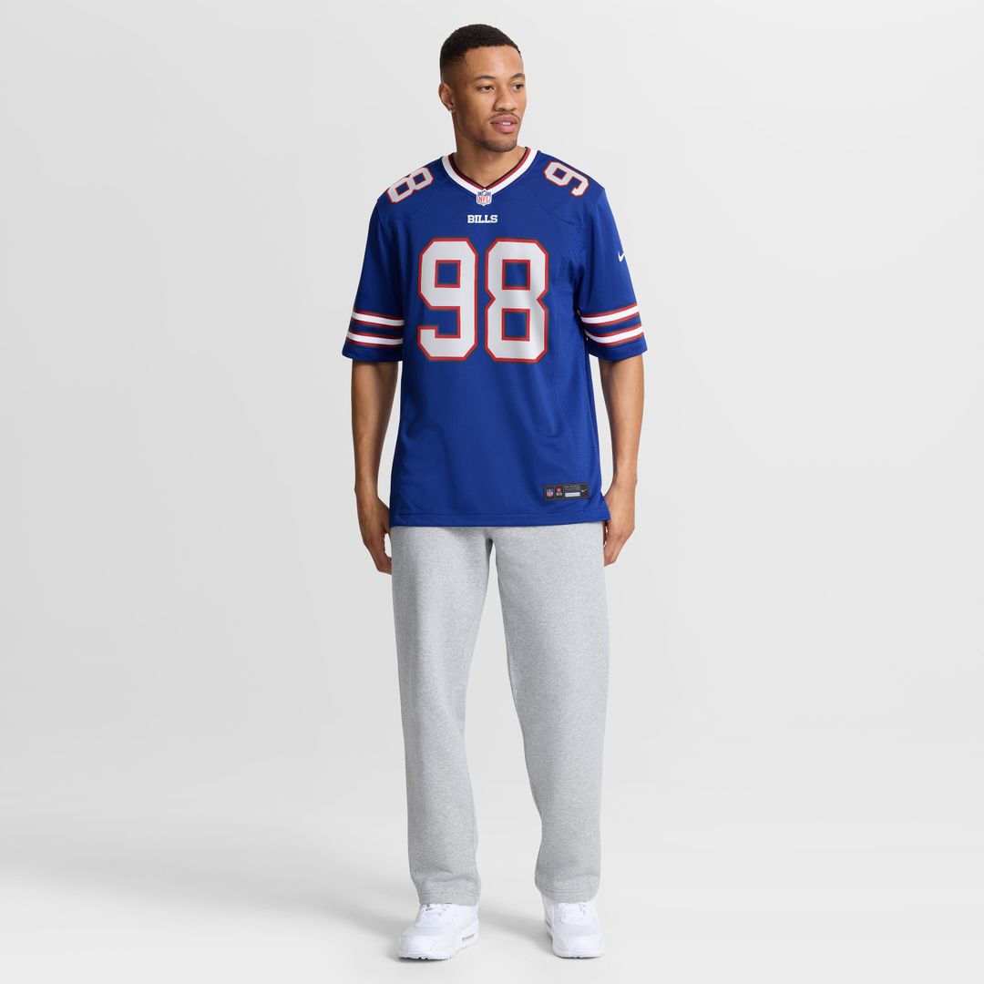 T.J. Sanders Buffalo Bills Nike Team Game Jersey - Royal Official NFL Team Apparel Football Fan Gear