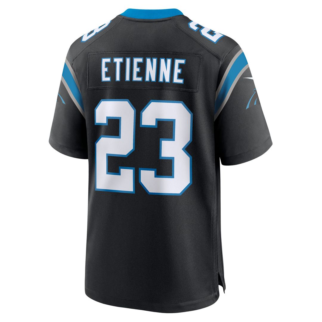Trevor Etienne Carolina Panthers Nike Team Game Jersey - Black Official NFL Team Apparel Football Fan Gear
