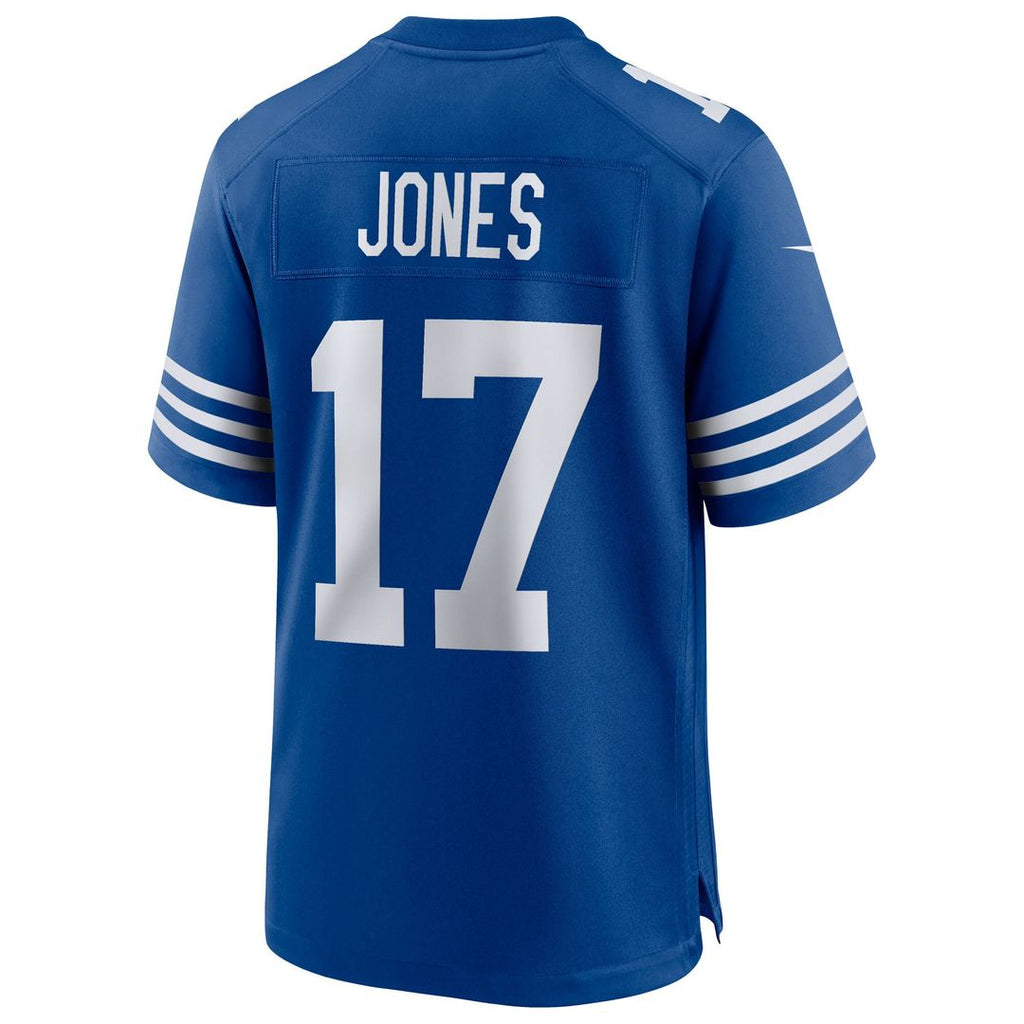 Daniel Jones Indianapolis Colts Nike Alternate 2 Indiana Nights Game Jersey - Heather Royal Official NFL Team Apparel Football Fan Gear