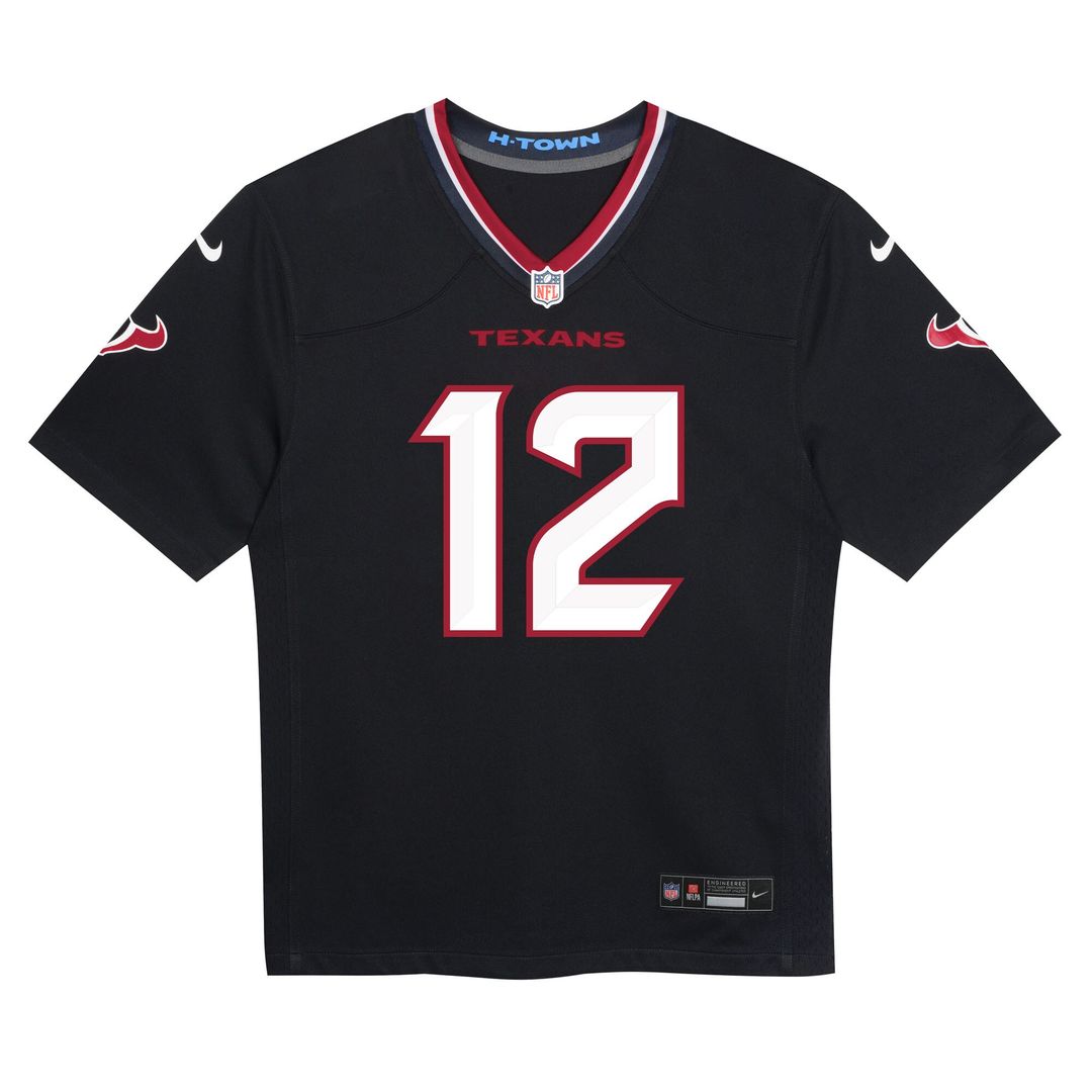 Nico Collins Houston Texans Nike Preschool Team Player Game Jersey - Navy Official NFL Team Apparel Football Fan Gear