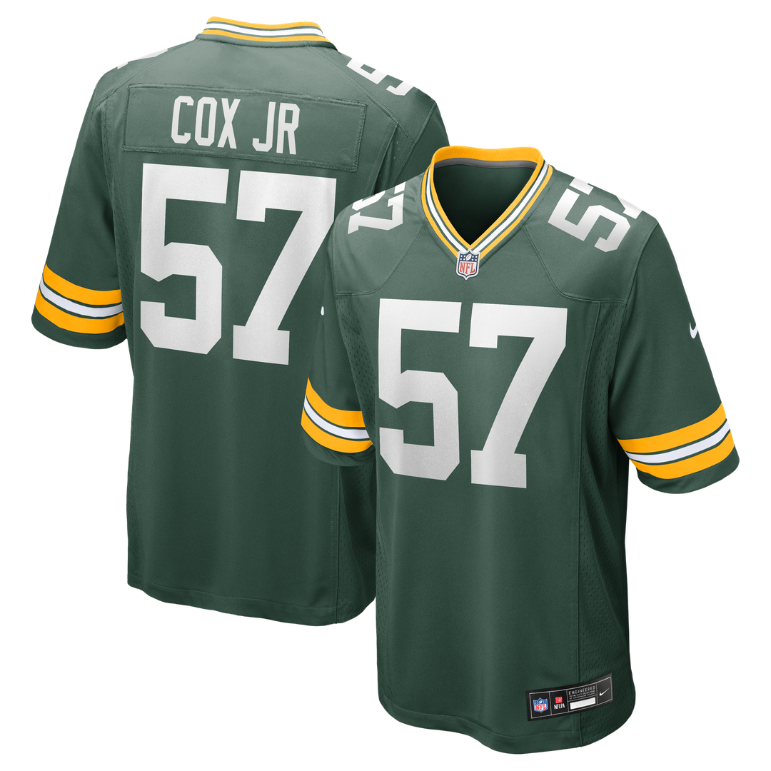 Brenton Cox Jr. Green Bay Packers Nike Game Jersey - Green Official NFL Team Apparel Football Fan Gear