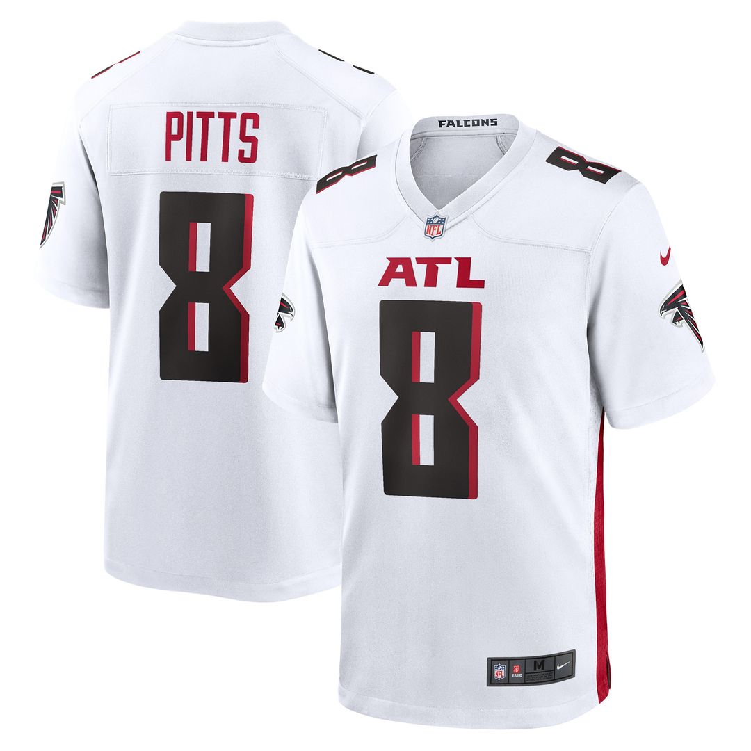 Kyle Pitts Atlanta Falcons Nike Game Player Jersey - White Official NFL Team Apparel Football Fan Gear