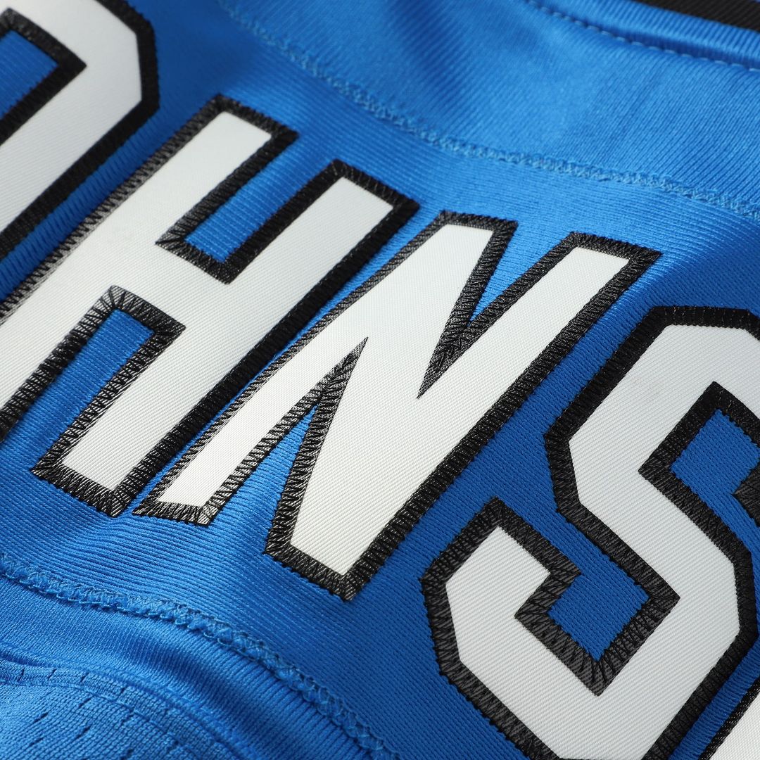 Calvin Johnson Detroit Lions Mitchell & Ness Big & Tall 2007 Legacy Retired Player Jersey - Blue Official NFL Team Apparel Football Fan Gear