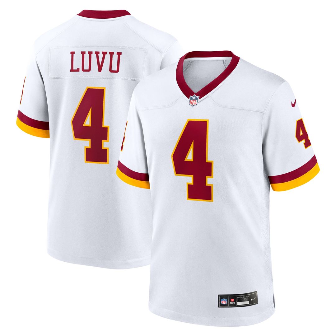 Frankie Luvu Washington Commanders Nike Game Super Bowl Era Jersey - White Official NFL Team Apparel Football Fan Gear