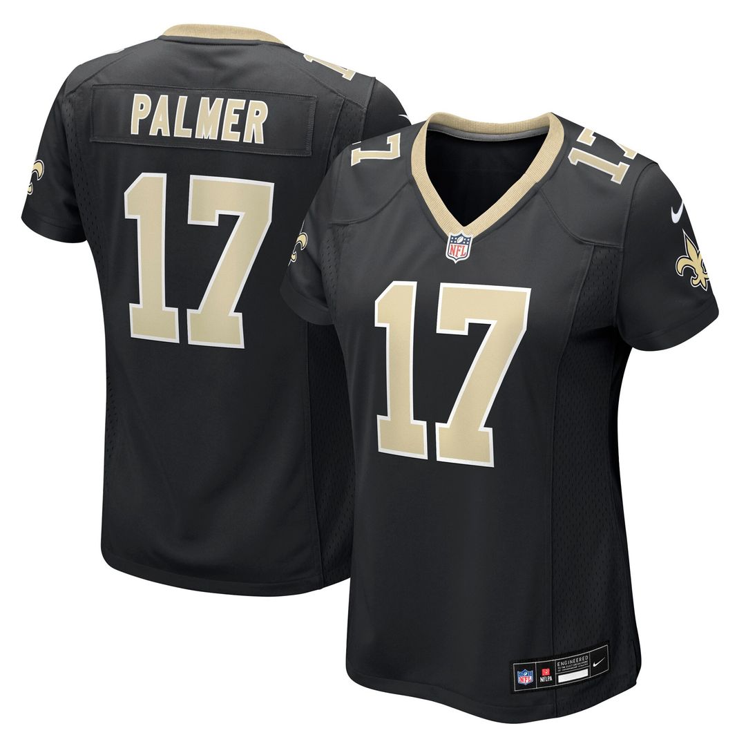 Trey Palmer New Orleans Saints Nike Women's Team Game Jersey - Black Official NFL Team Apparel Football Fan Gear
