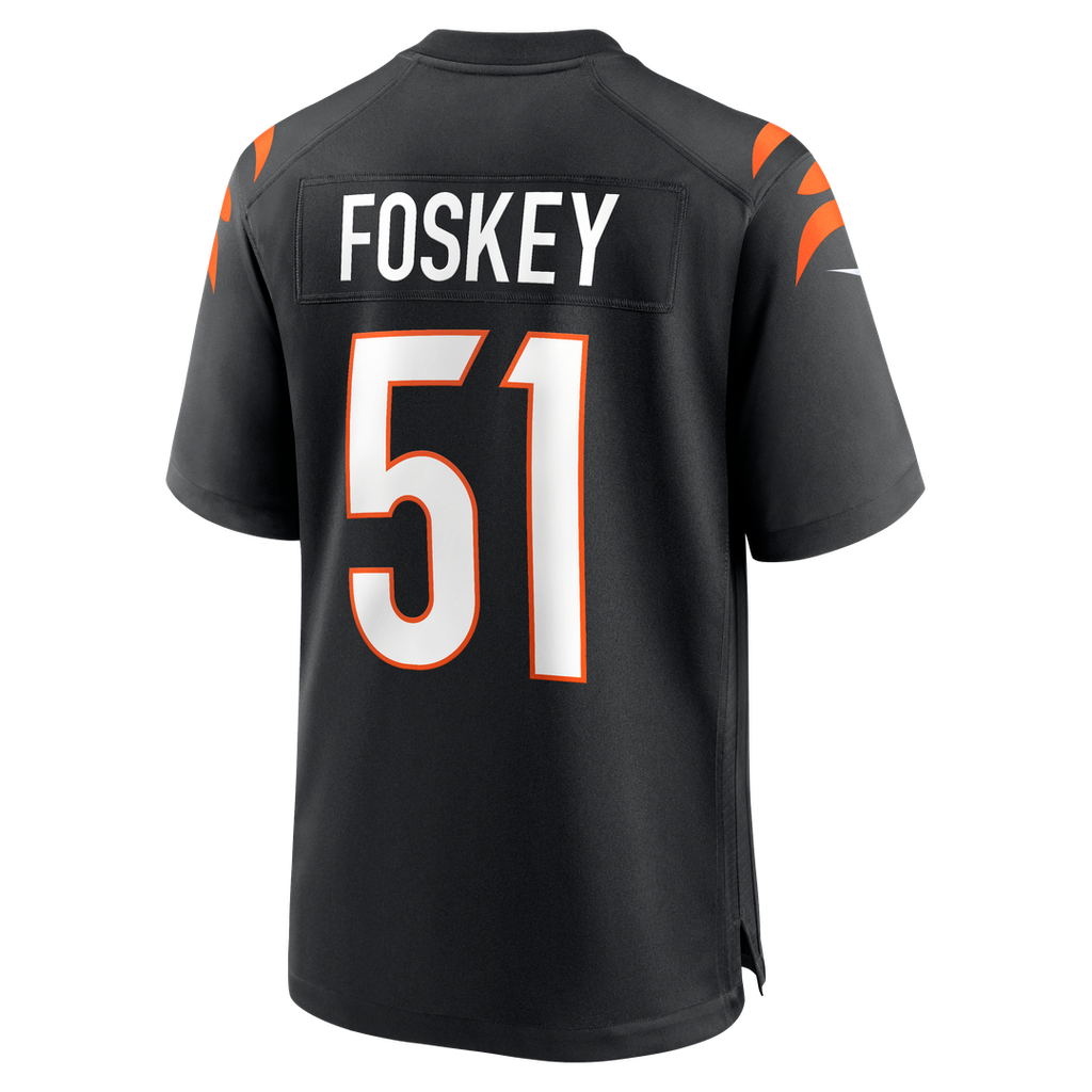Isaiah Foskey Cincinnati Bengals Nike Team Game Jersey - Black Official NFL Team Apparel Football Fan Gear