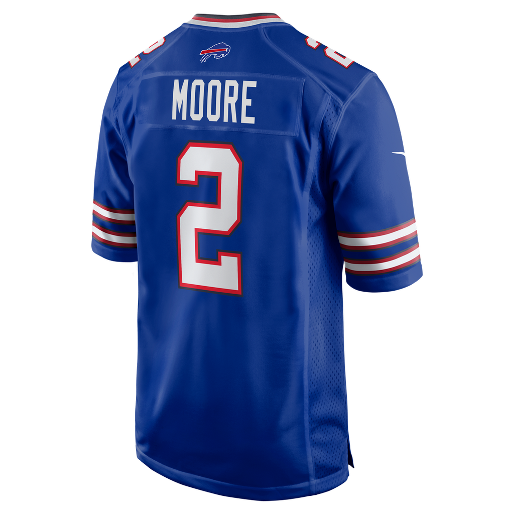 D.J. Moore Buffalo Bills Nike Game Jersey - Royal Official NFL Team Apparel Football Fan Gear