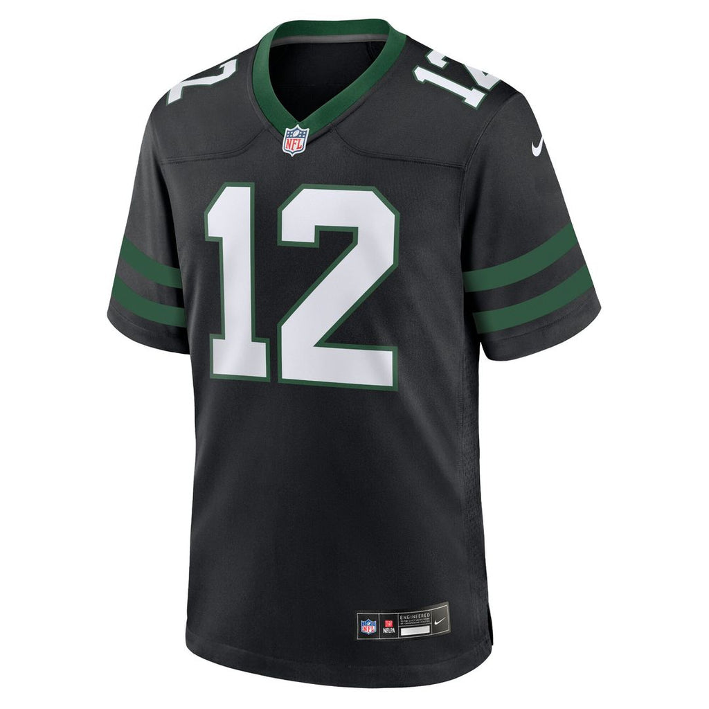 Joe Namath New York Jets Nike Alternate Retired Player Game Jersey - Legacy Black Official NFL Team Apparel Football Fan Gear