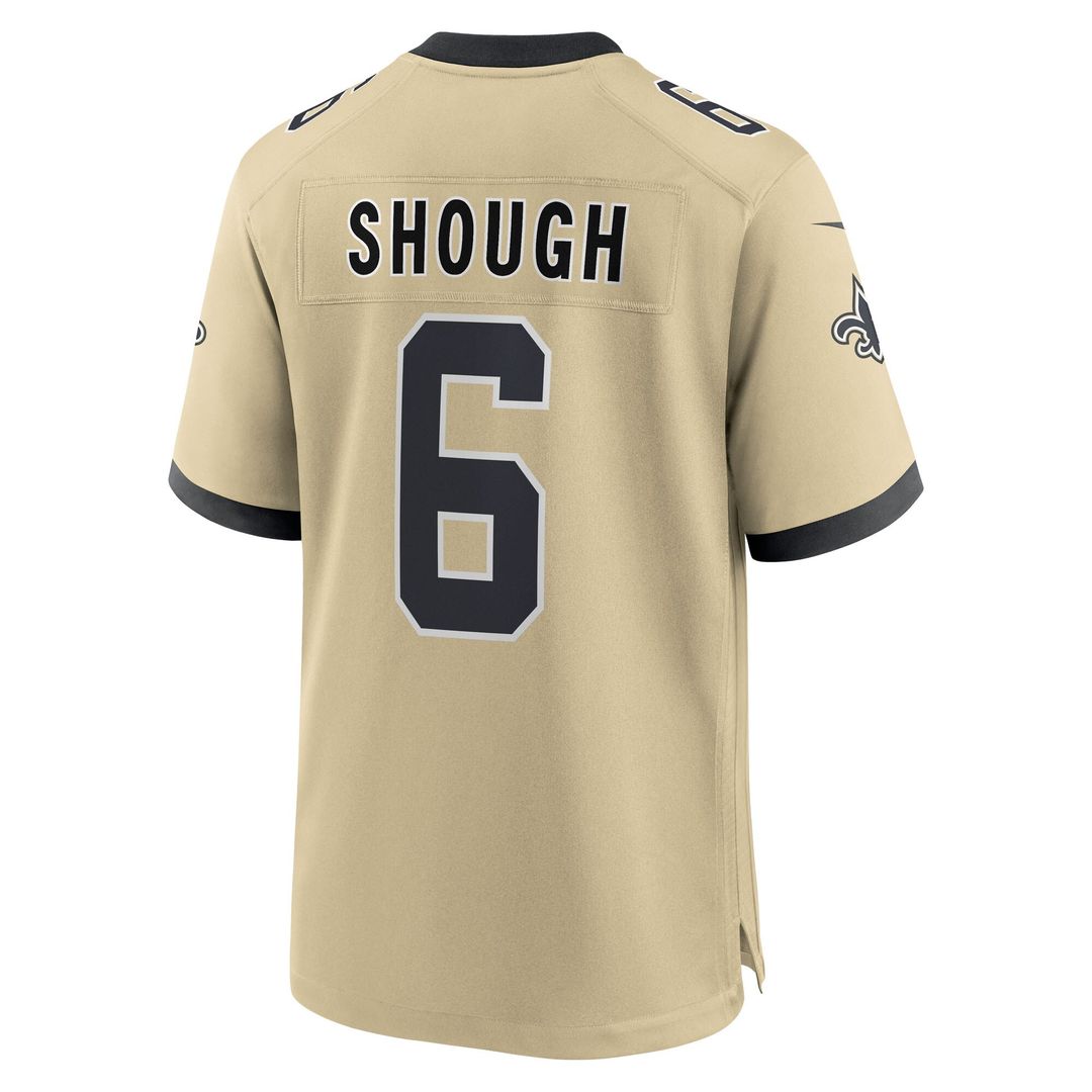 Tyler Shough New Orleans Saints Nike Game Jersey - Black Official NFL Team Apparel Football Fan Gear