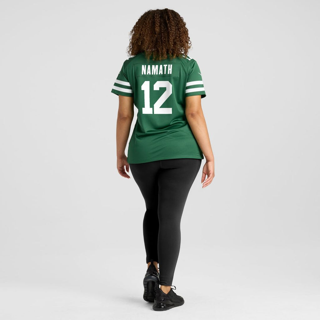 Joe Namath New York Jets Nike Women's Retired Player Game Jersey - Legacy Green Official NFL Team Apparel Football Fan Gear