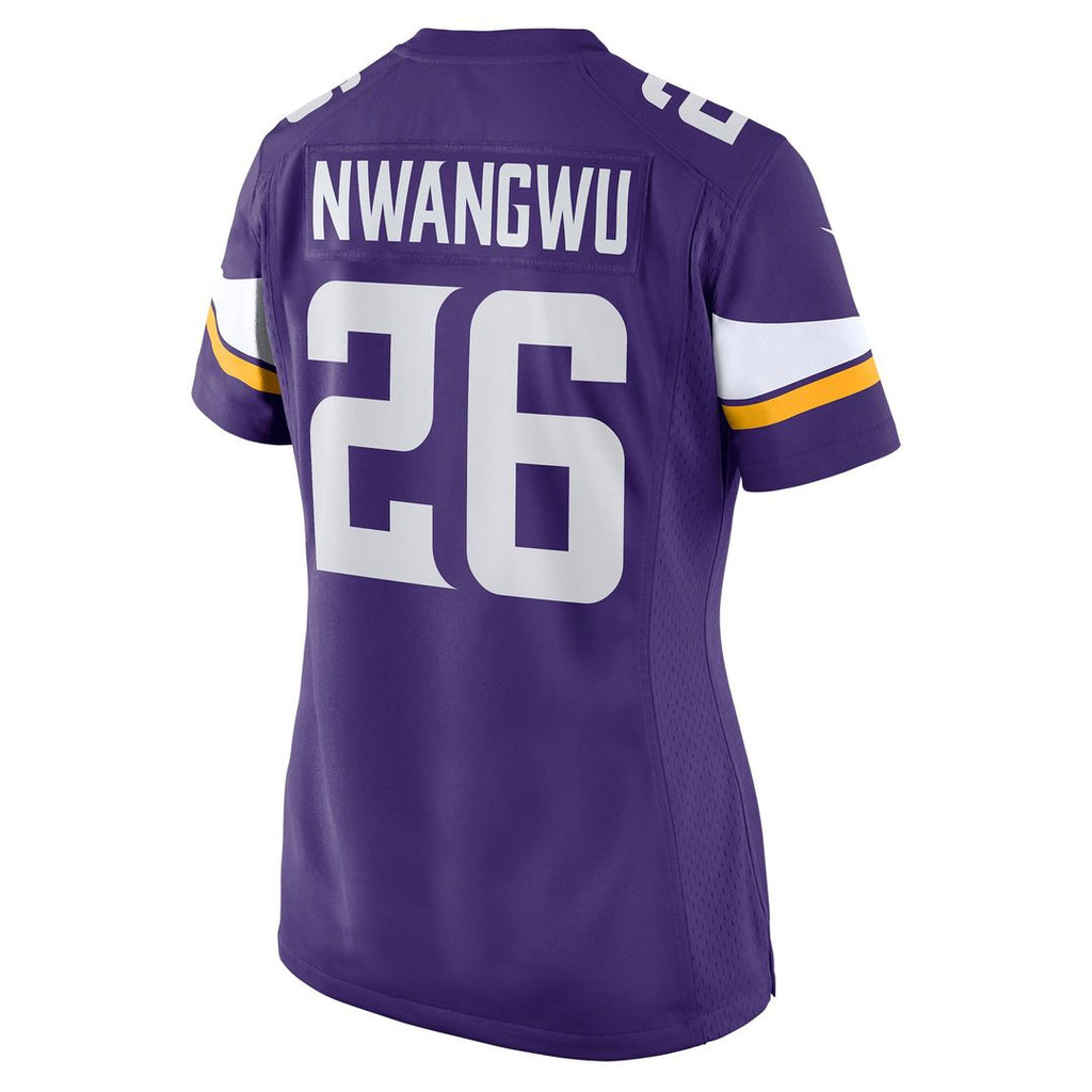 Kene Nwangwu Minnesota Vikings Nike Women's Game Jersey - Purple Official NFL Team Apparel Football Fan Gear