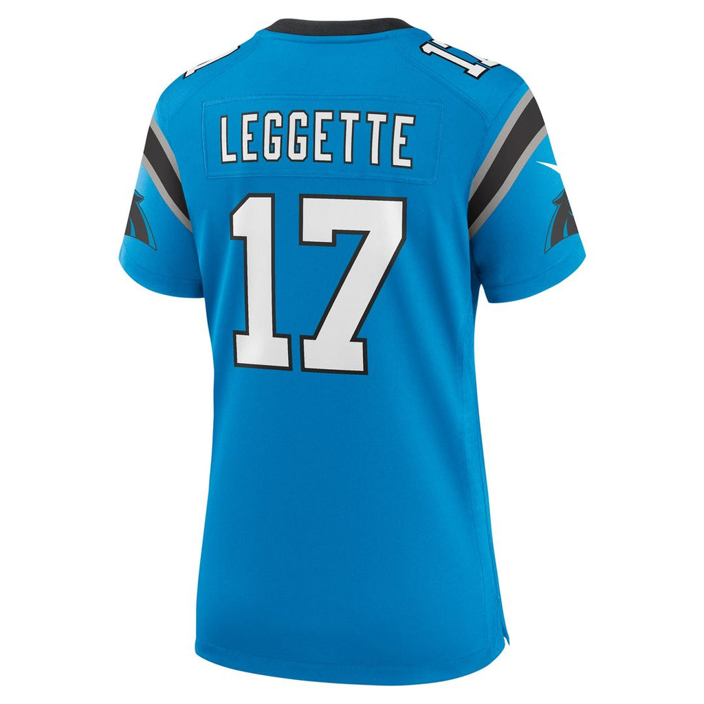 Xavier Legette Carolina Panthers Nike Women's Alternate Game Jersey - Blue Official NFL Team Apparel Football Fan Gear