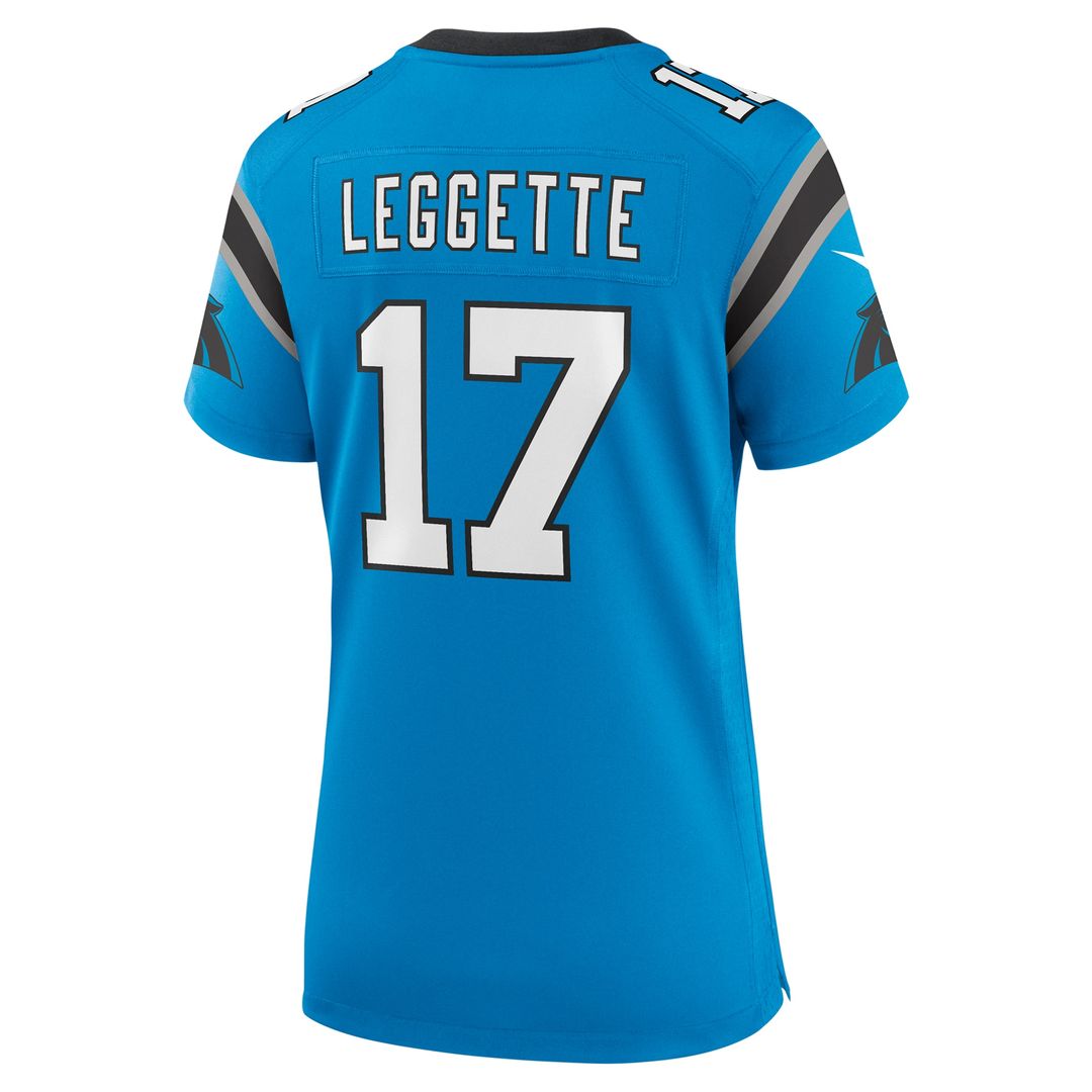 Xavier Legette Carolina Panthers Nike Women's Alternate Game Jersey - Blue Official NFL Team Apparel Football Fan Gear