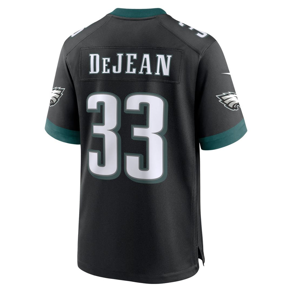 Cooper DeJean Philadelphia Eagles Nike Alternate Player Game Jersey - Black Official NFL Team Apparel Football Fan Gear