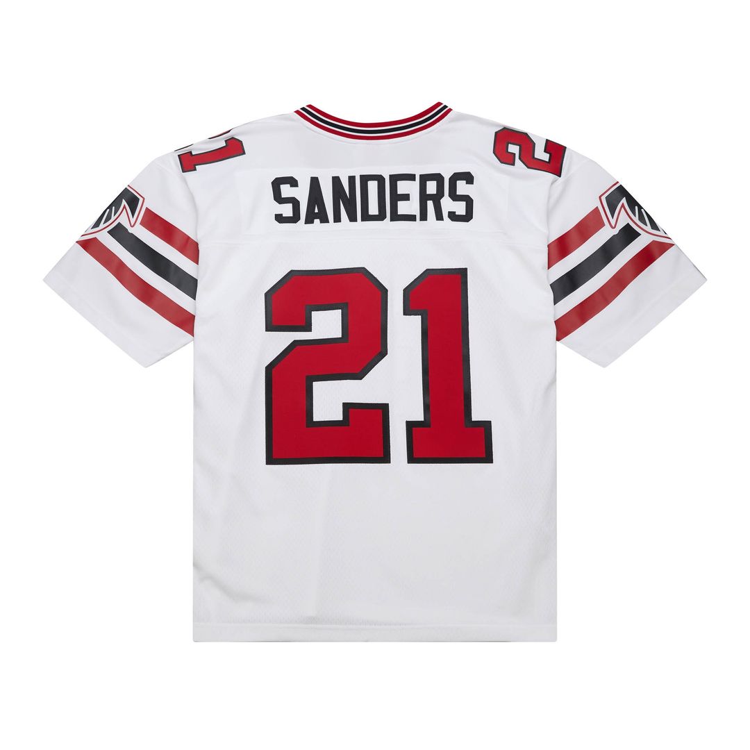 Deion Sanders Atlanta Falcons Mitchell & Ness 1989 Legacy Replica Jersey - White Official NFL Team Apparel Football Fan Gear