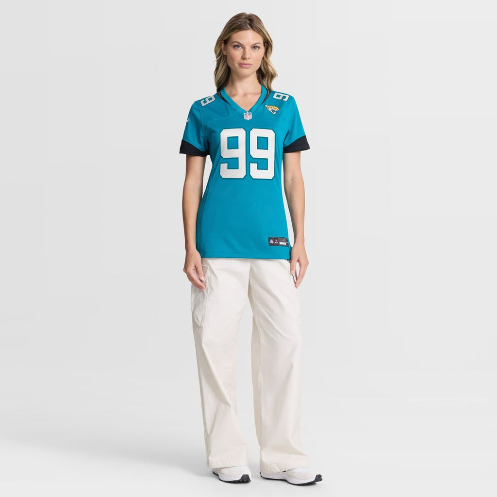 Ruke Orhorhoro Jacksonville Jaguars Nike Women's Team Game Jersey - Teal Official NFL Team Apparel Football Fan Gear