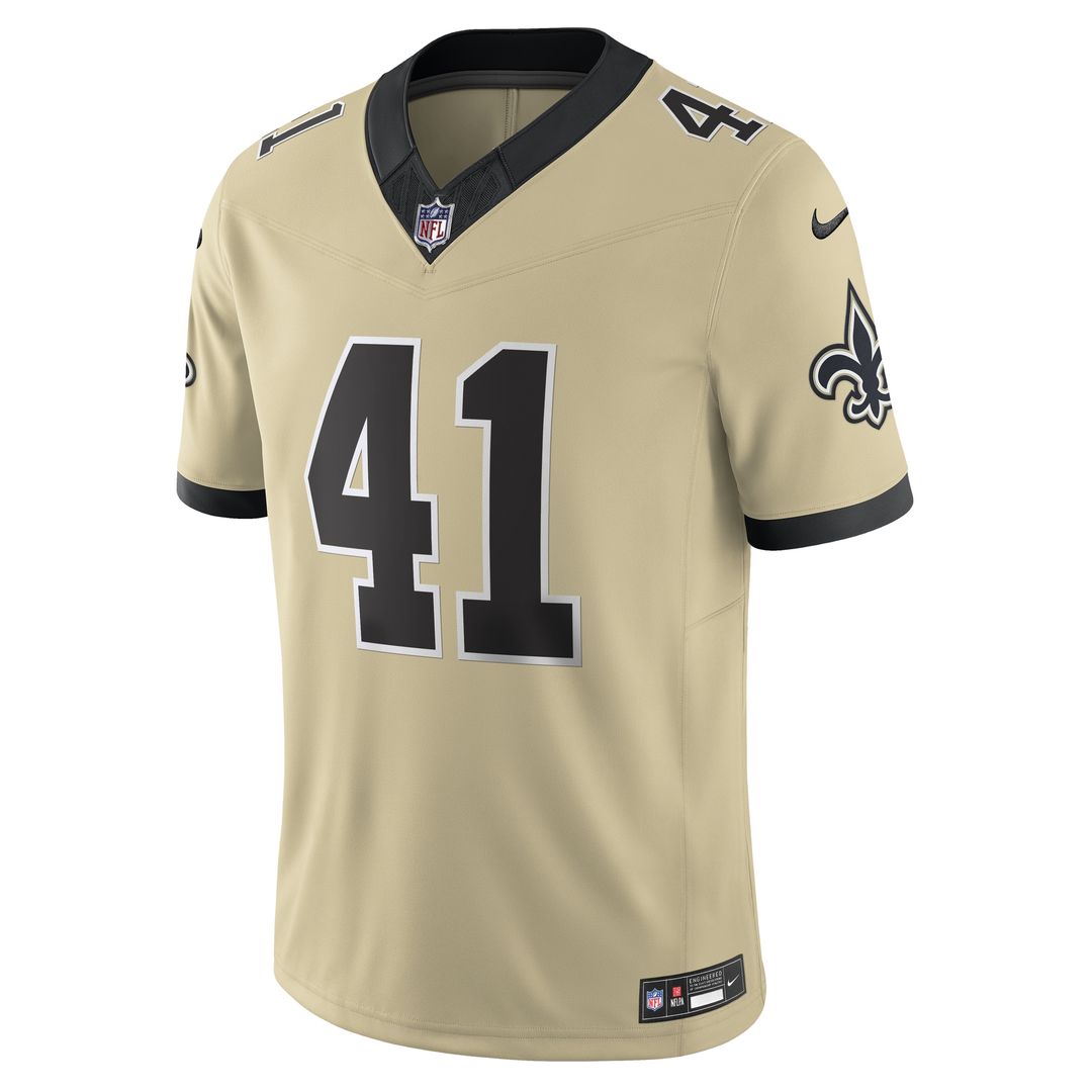 Alvin Kamara New Orleans Saints Nike Alternate Vapor F.U.S.E. Limited Jersey - White Official NFL Team Apparel Football Fan Gear