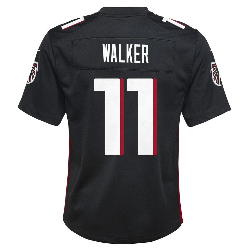 Jalon Walker Atlanta Falcons Nike Youth Team Game Jersey - Black Official NFL Team Apparel Football Fan Gear