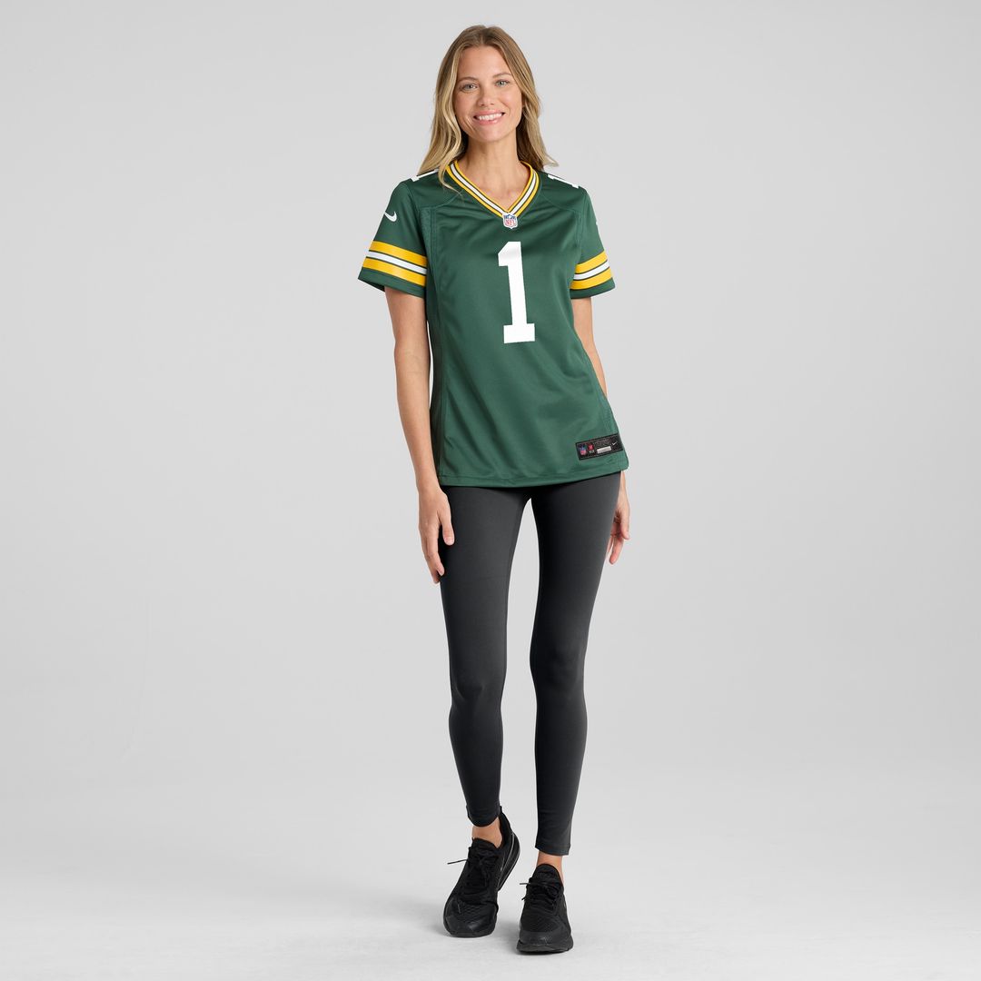 Number 1 Mom Green Bay Packers Nike Women's Game Jersey - Green Official NFL Team Apparel Football Fan Gear