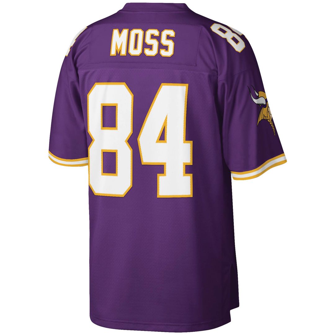 Randy Moss Minnesota Vikings Mitchell & Ness Legacy Replica Jersey - Purple Official NFL Team Apparel Football Fan Gear