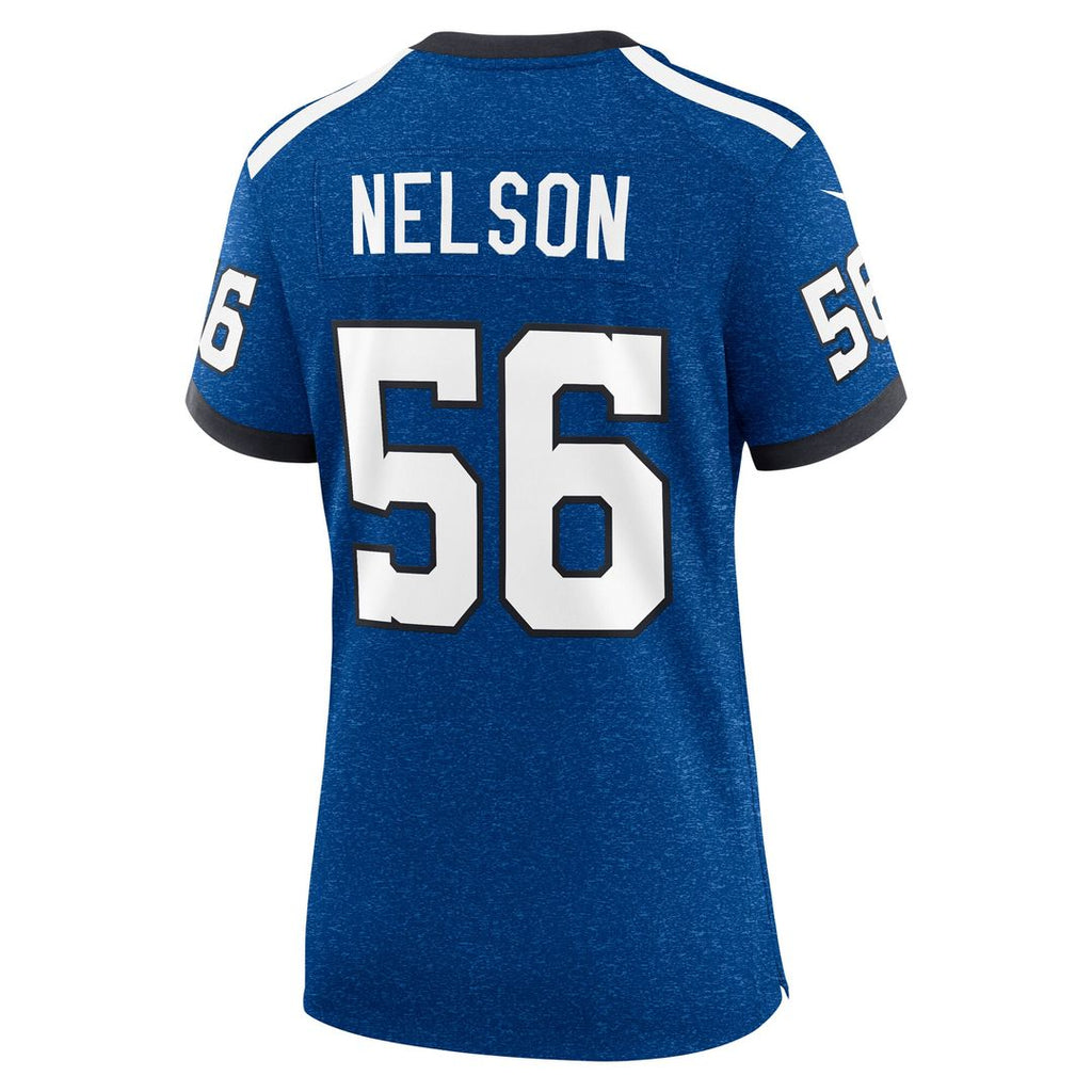 Quenton Nelson Indianapolis Colts Nike Women's Indiana Nights Alternate Game Jersey - Royal Official NFL Team Apparel Football Fan Gear