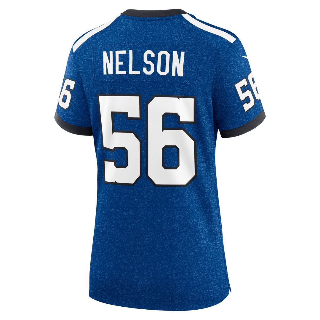 Quenton Nelson Indianapolis Colts Nike Women's Indiana Nights Alternate Game Jersey - Royal Official NFL Team Apparel Football Fan Gear