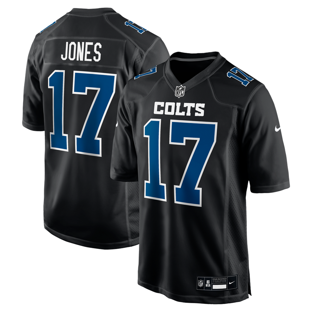 Daniel Jones Indianapolis Colts Nike Fashion Game Jersey - Carbon Black Official NFL Team Apparel Football Fan Gear
