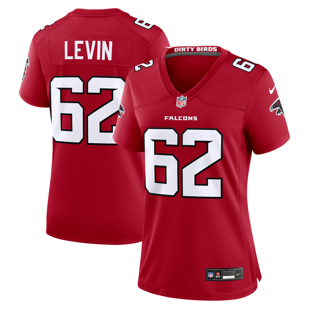 Corey Levin Atlanta Falcons Nike Women's Team Game Jersey - Red Official NFL Team Apparel Football Fan Gear