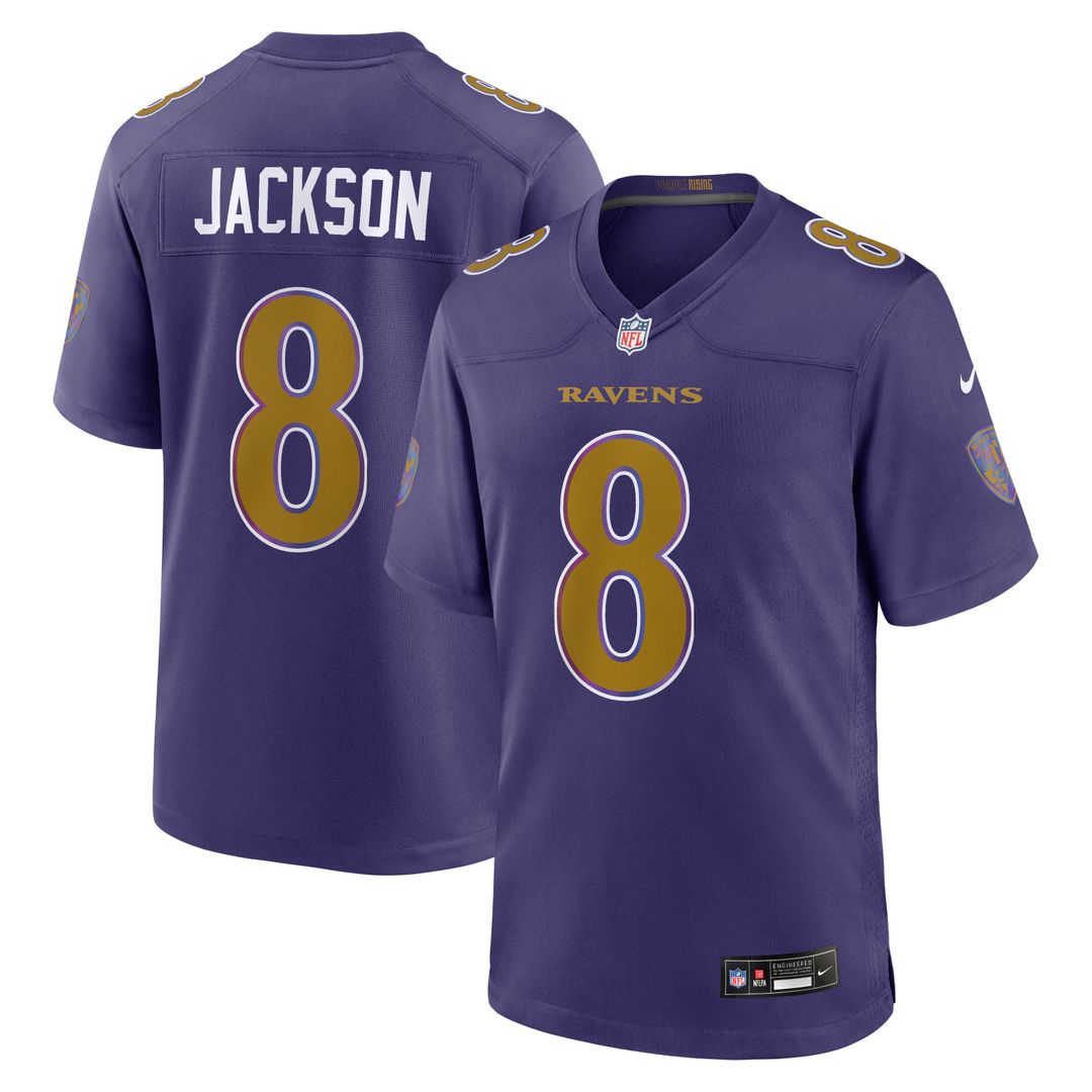 Lamar Jackson Baltimore Ravens Nike Alternate Game Jersey - Black Official NFL Team Apparel Football Fan Gear