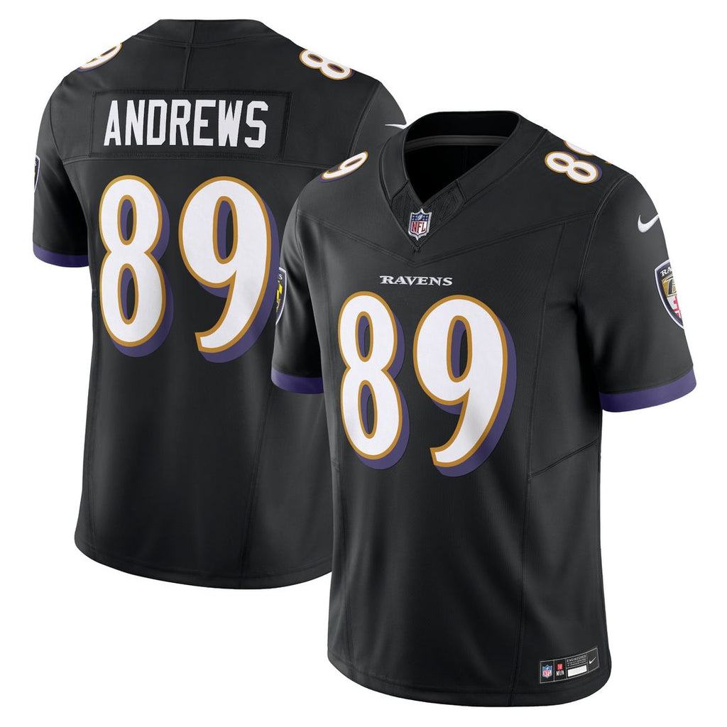 Mark Andrews Baltimore Ravens Nike Vapor F.U.S.E. Limited Jersey - Black Official NFL Team Apparel Football Fan Gear