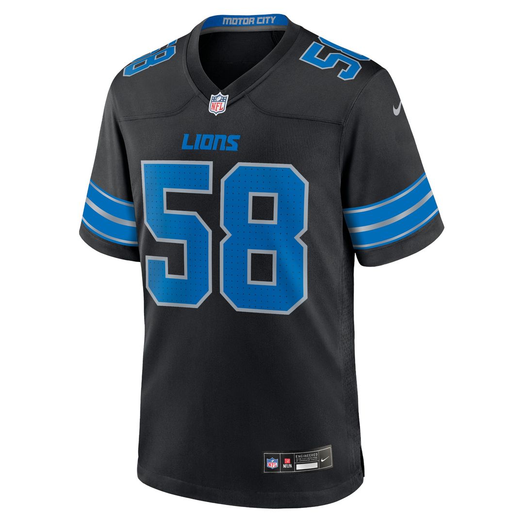Penei Sewell Detroit Lions Nike Game Jersey - Blue Official NFL Team Apparel Football Fan Gear
