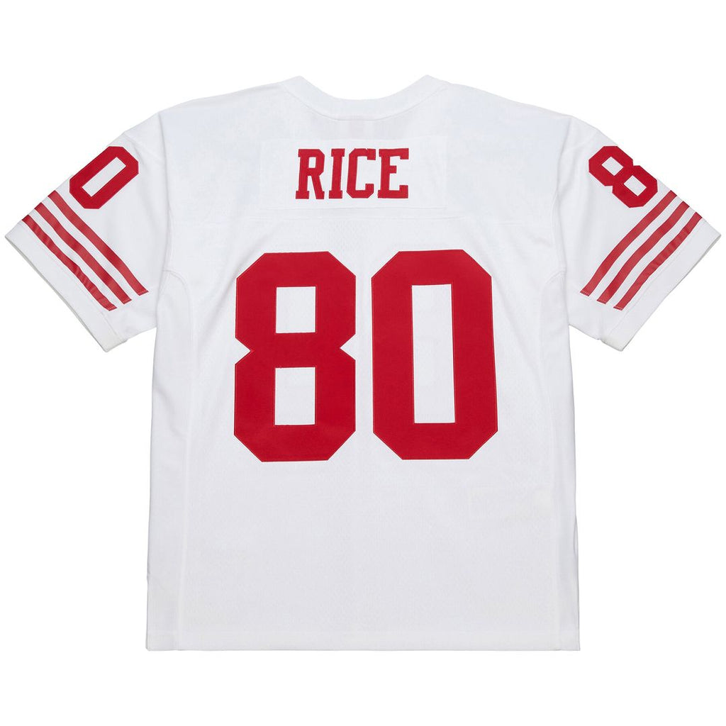 Jerry Rice San Francisco 49ers Mitchell & Ness 1994 Legacy Replica Jersey - White Official NFL Team Apparel Football Fan Gear