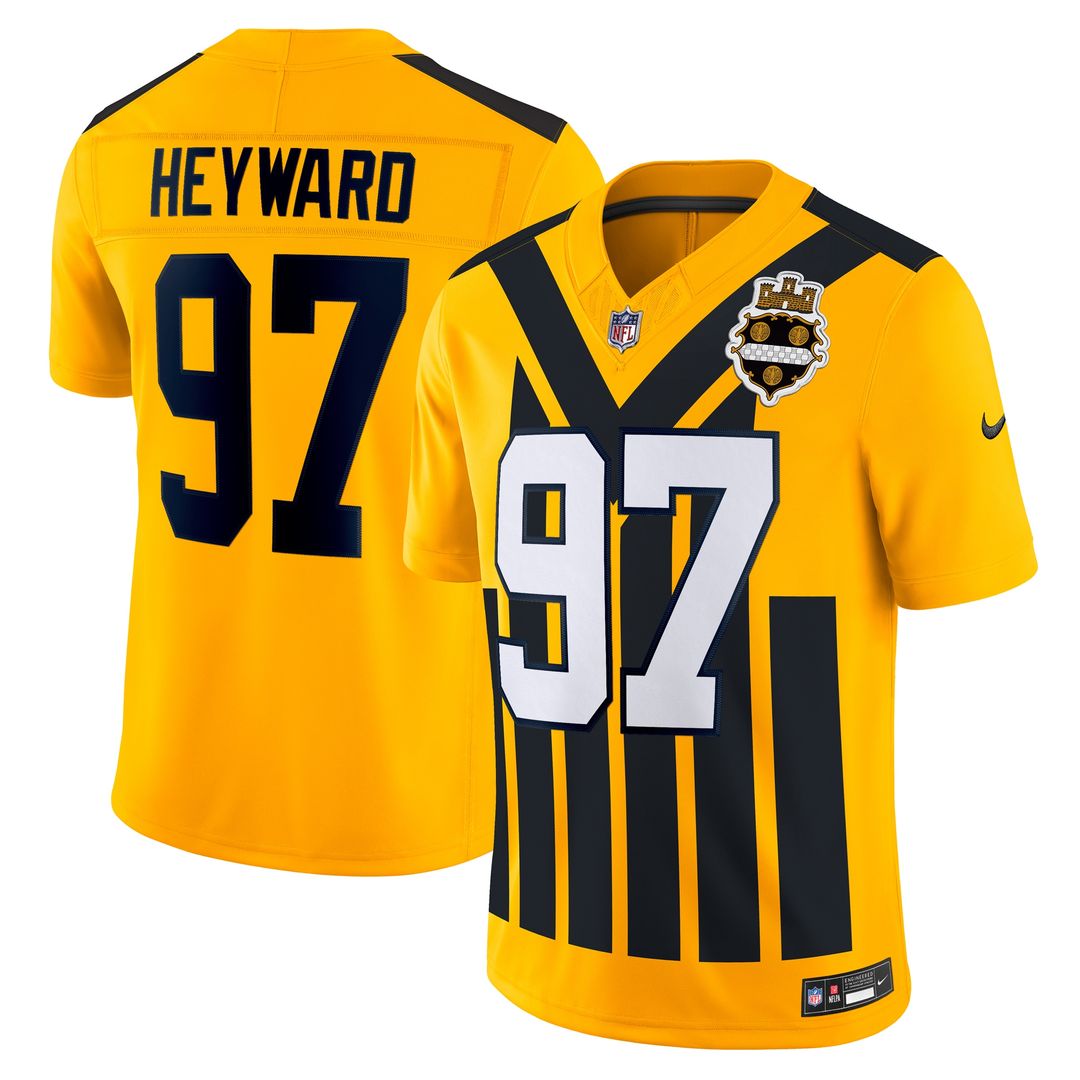 Cameron Heyward Pittsburgh Steelers Nike Alternate Vapor F.U.S.E. Limited Jersey - Gold Official NFL Team Apparel Football Fan Gear