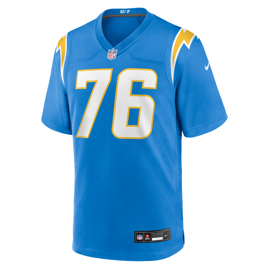 Joe Alt Los Angeles Chargers Nike Alternate Charger Power Game Player Jersey - Gold Official NFL Team Apparel Football Fan Gear