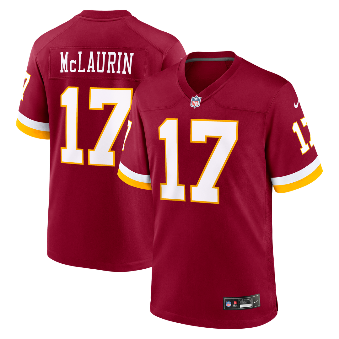Terry McLaurin Washington Commanders Nike Game Jersey - Burgundy Official NFL Team Apparel Football Fan Gear