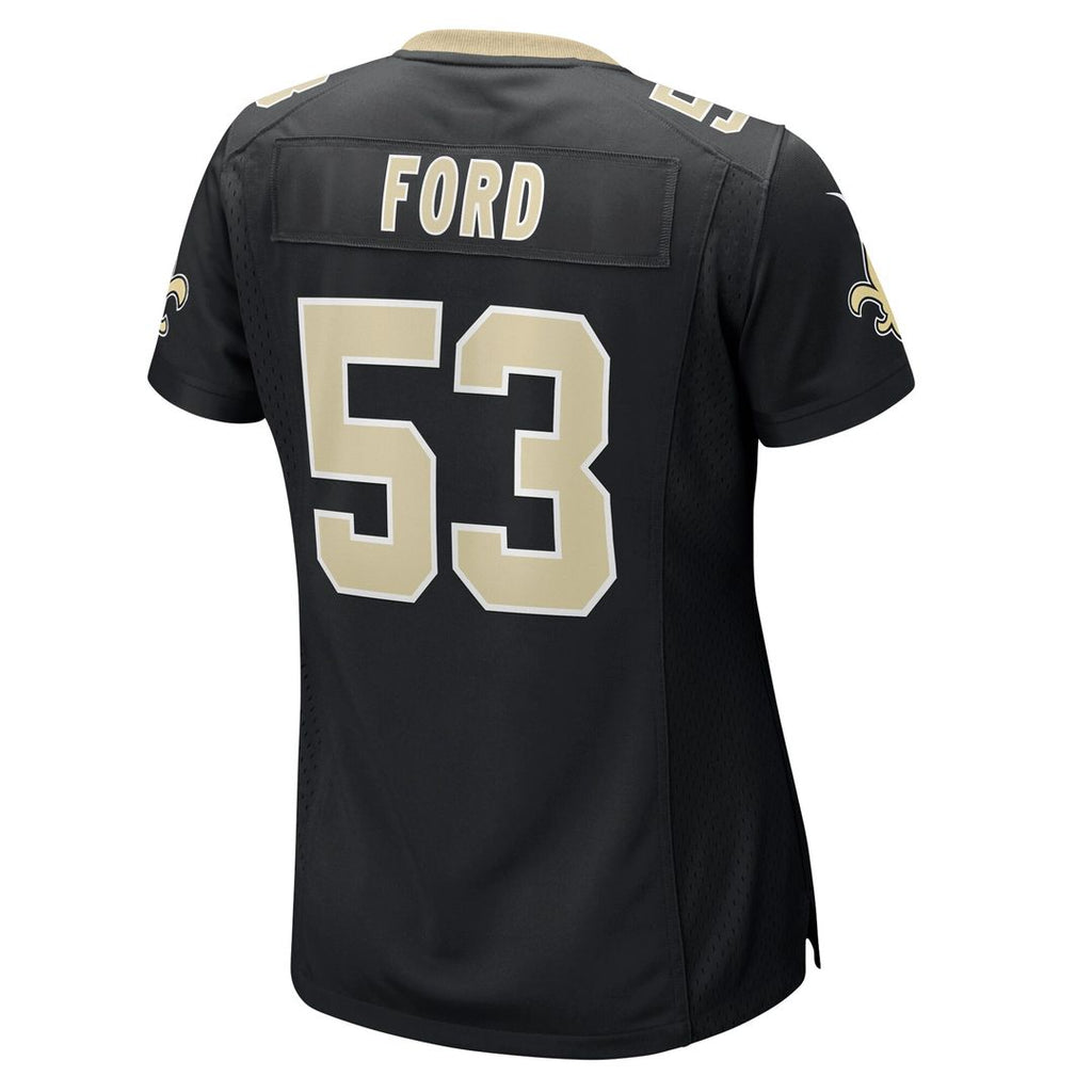 Jaylan Ford New Orleans Saints Nike Women's Game Jersey - Black Official NFL Team Apparel Football Fan Gear