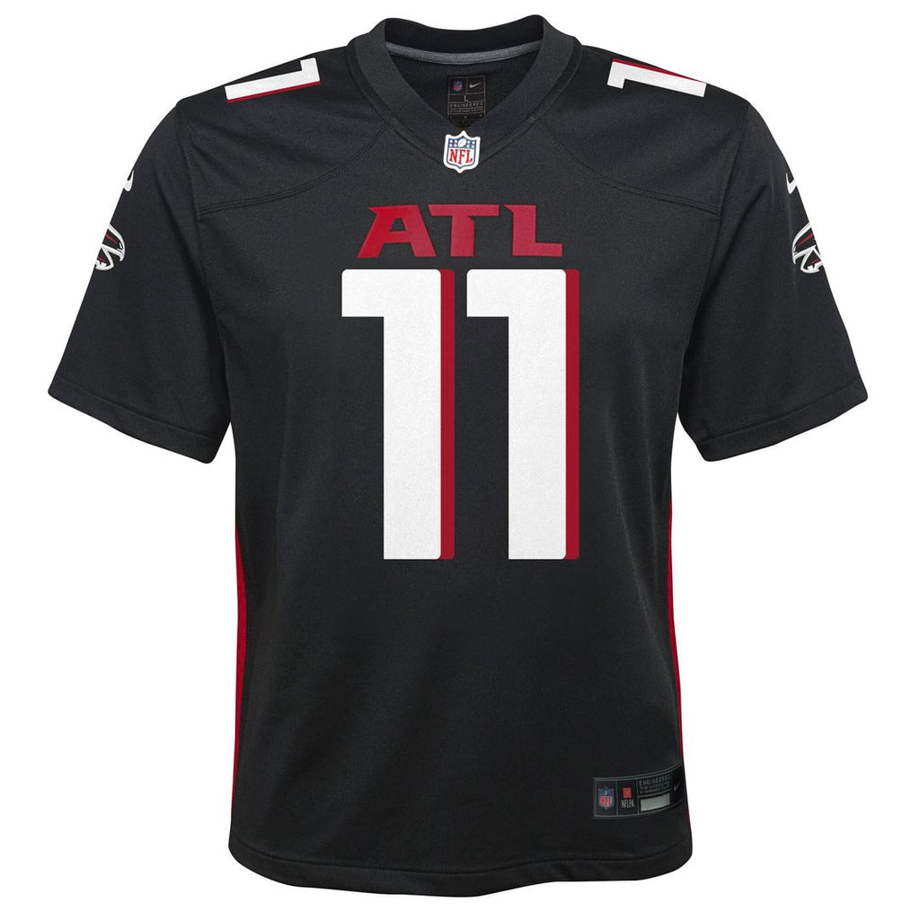 Jalon Walker Atlanta Falcons Nike Youth Team Game Jersey - Black Official NFL Team Apparel Football Fan Gear