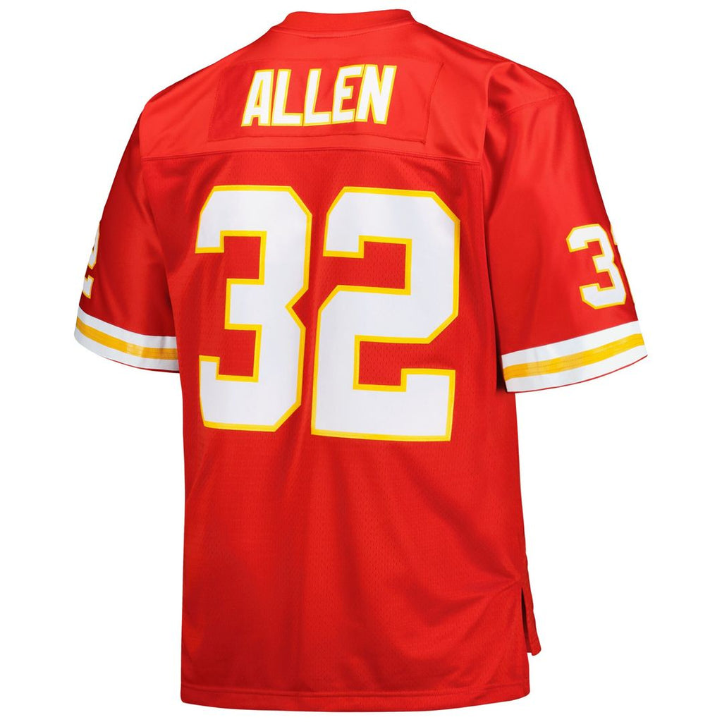 Marcus Allen Kansas City Chiefs Mitchell & Ness Big & Tall 1994 Retired Player Replica Jersey - Red Official NFL Team Apparel Football Fan Gear