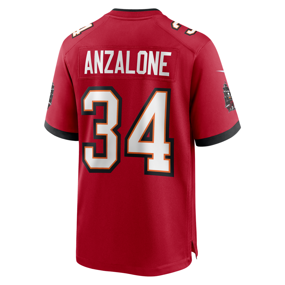 Alex Anzalone Tampa Bay Buccaneers Nike Team Game Jersey - Red Official NFL Team Apparel Football Fan Gear