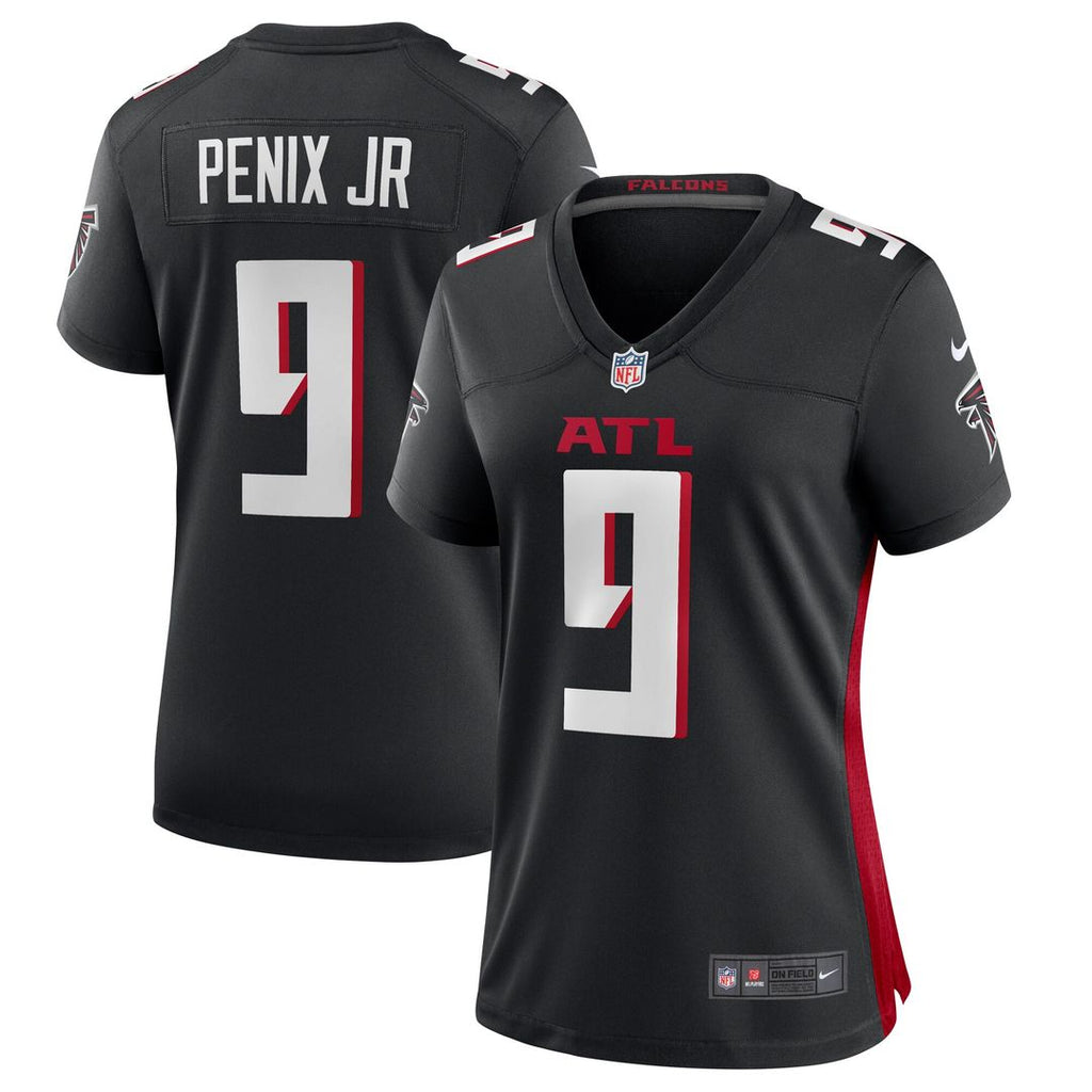 Michael Penix Jr. Atlanta Falcons Nike Women's Game Jersey - Black Official NFL Team Apparel Football Fan Gear