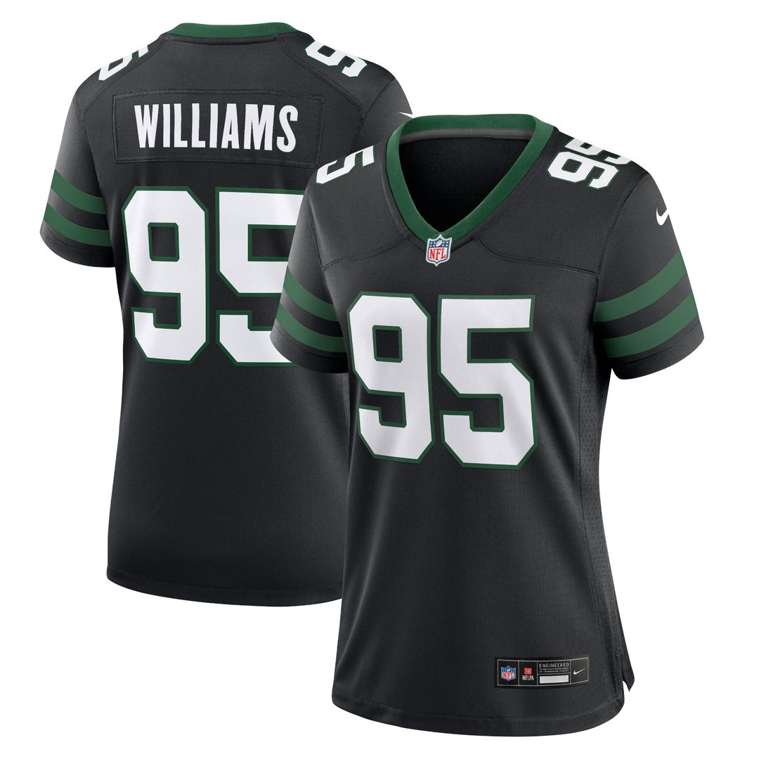 Quinnen Williams New York Jets Nike Women's Classic Alternate Game Jersey - White Official NFL Team Apparel Football Fan Gear