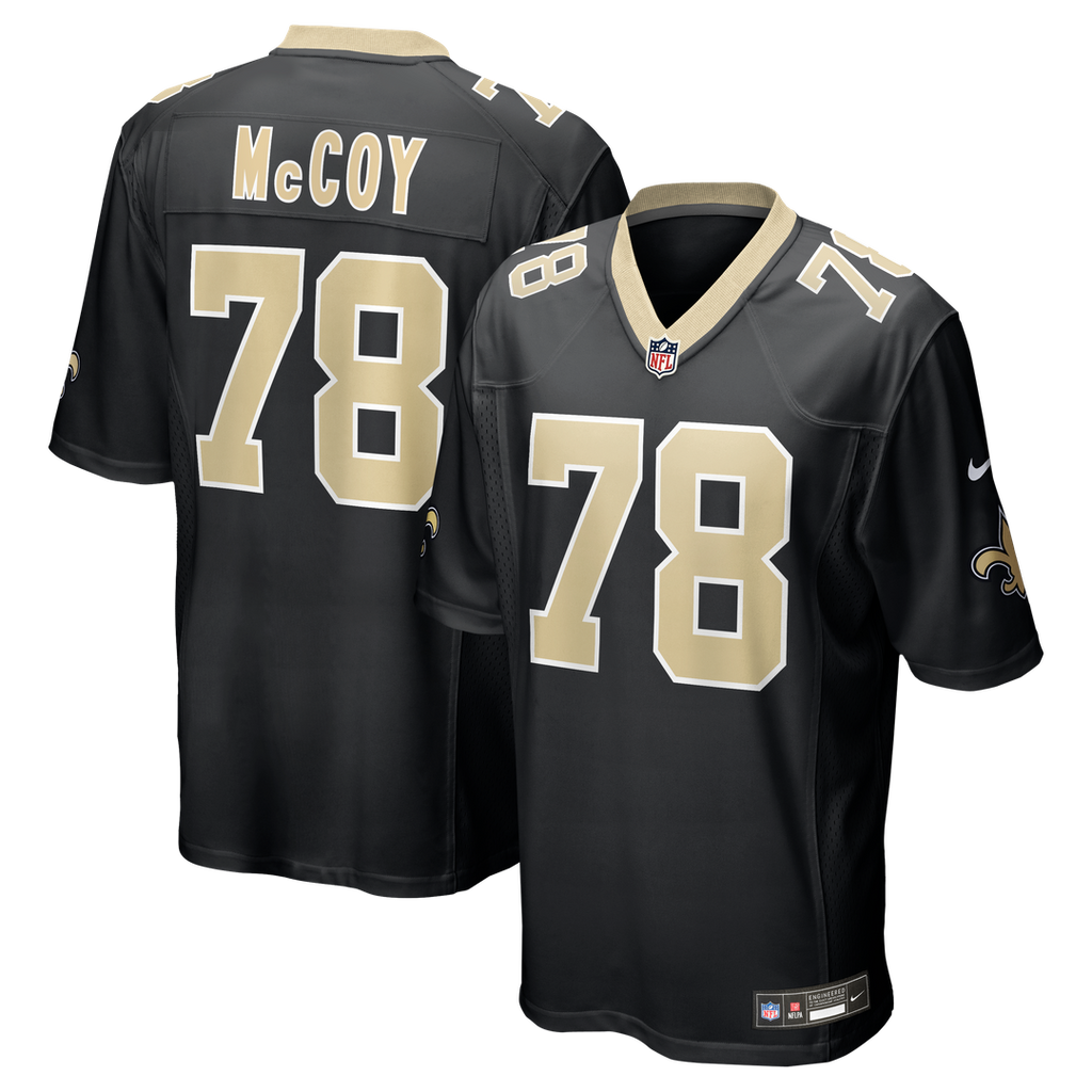 Erik Mccoy New Orleans Saints Nike Game Jersey - Black Official NFL Team Apparel Football Fan Gear