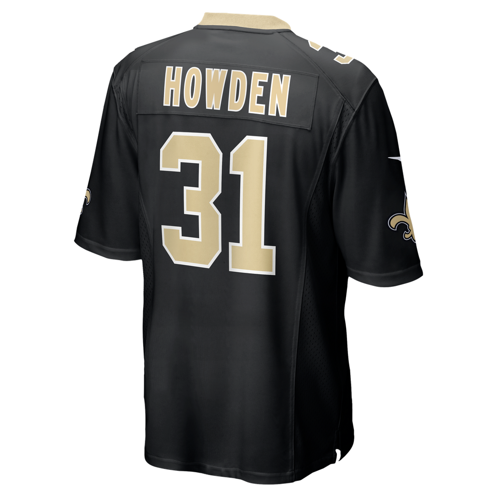 Jordan Howden New Orleans Saints Nike Team Game Jersey - Black Official NFL Team Apparel Football Fan Gear