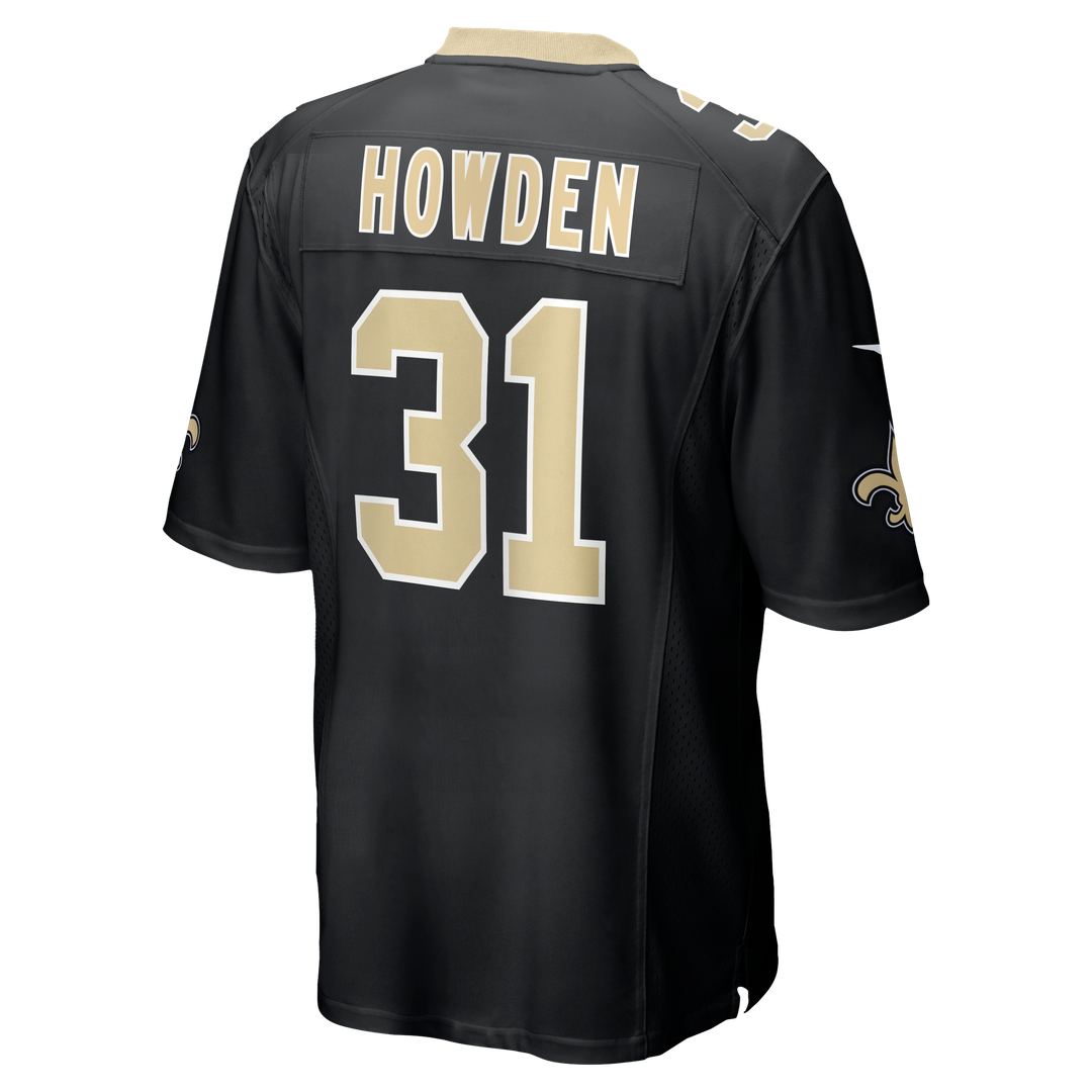 Jordan Howden New Orleans Saints Nike Team Game Jersey - Black Official NFL Team Apparel Football Fan Gear